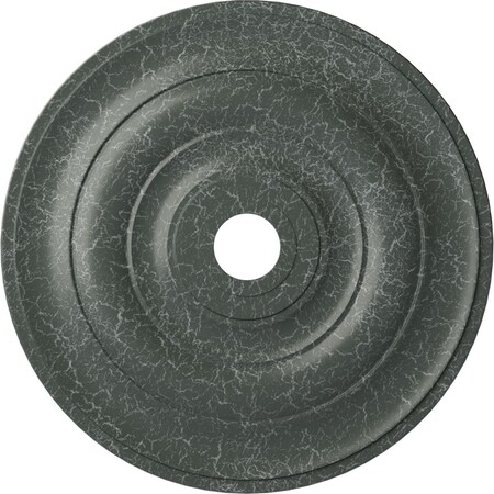Ekena Millwork Jefferson Medallion (Canopies up to 5"), 26 1/2"OD x 3 5/8"ID x 1 1/2"P, Athenian Green Crackle CM26JEAGC